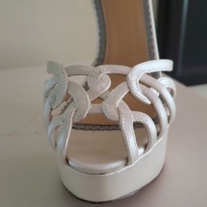 Charlotte Olympia Shoes - Silk satin white sandals Charlotte Olympia Shoes - Silk satin white sandals